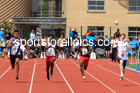 Mens U-17s and Boys U-15s 100 metres, 2022 Northern Inter Counties U17s and U15s Track and Field, York, Thursday, June 2nd. Photo: David T. Hewitson/Sports for All Pics